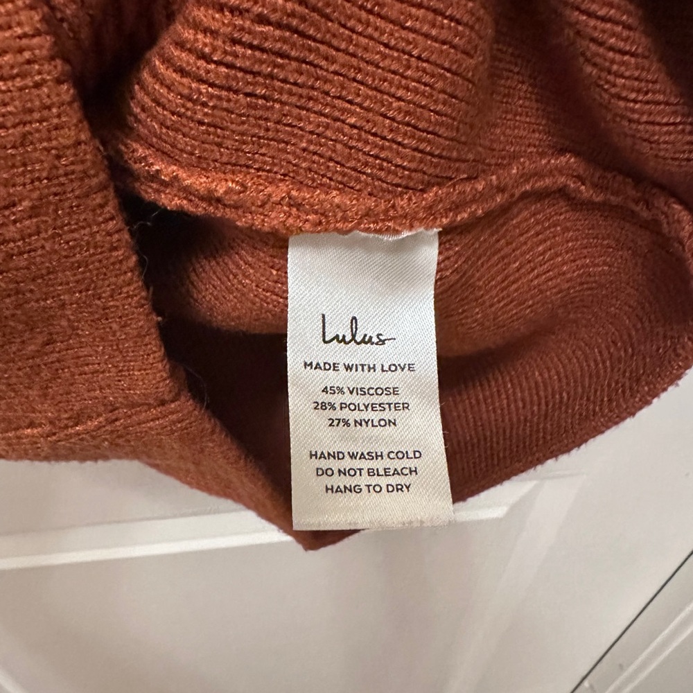 Lulu's Rust Mini Dress - Picture 6 of 6